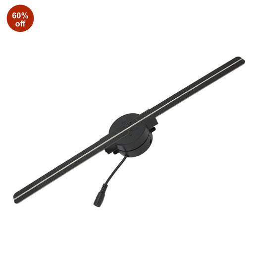 3D Hologram Fan WiFi Projector, 224 LED Light Beads, 1080P 16.5Inch Holographic Video Advertising Projector Display for Businesses, Parties, Etc