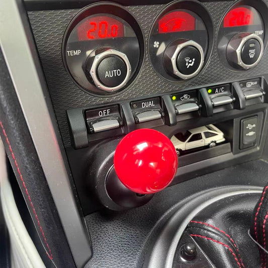 Car Push to Start Button Rocker, One Button Start Lever for Car, Full Metal Joystick, Ball-bar Automotive One-Touch Start Button, Starter Cover Decorative Accessories