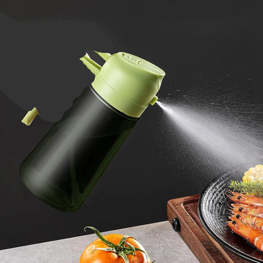 16oz Oil Dispenser Bottle for Kitchen - 2-in-1 Olive Oil and Cooking Spray
